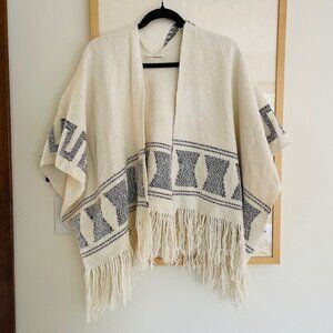 Ulla Johnson Cusco Wrap Poncho - Claro